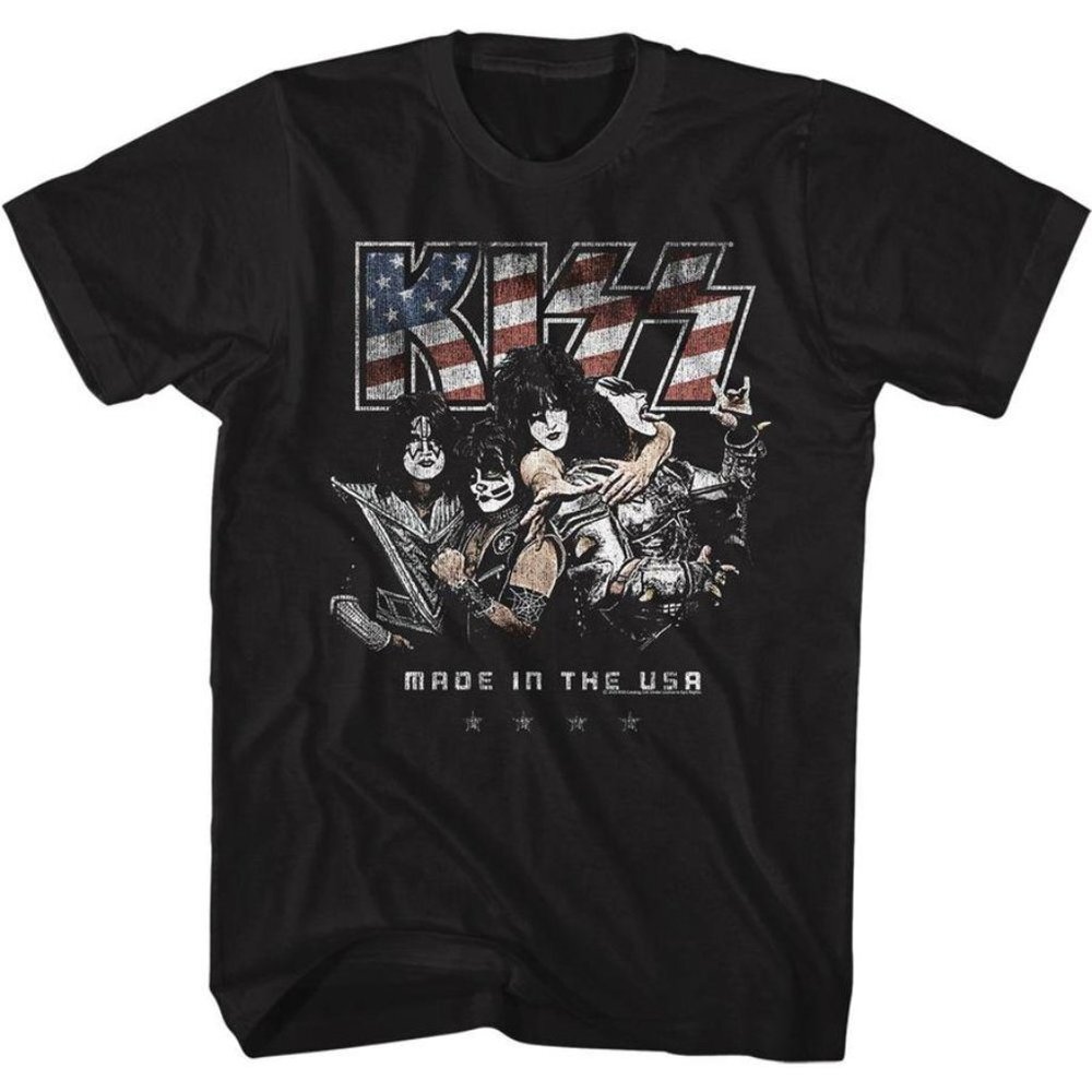New Adult Large Kiss AmeriKiss t-shirt
